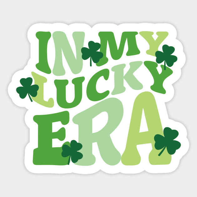In My Lucky Era - St. Patrick's Day Sticker by Simplify With Leanne